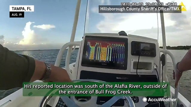 Lost kayaker rescued in Tampa Bay