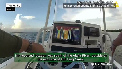 Lost kayaker rescued in Tampa Bay