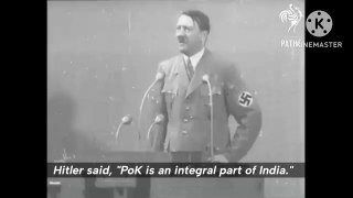 Hitler said, 