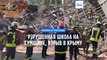 Обмен ударами дронов: мощный взрыв в Крыму, разрушенная школа на Сумщине