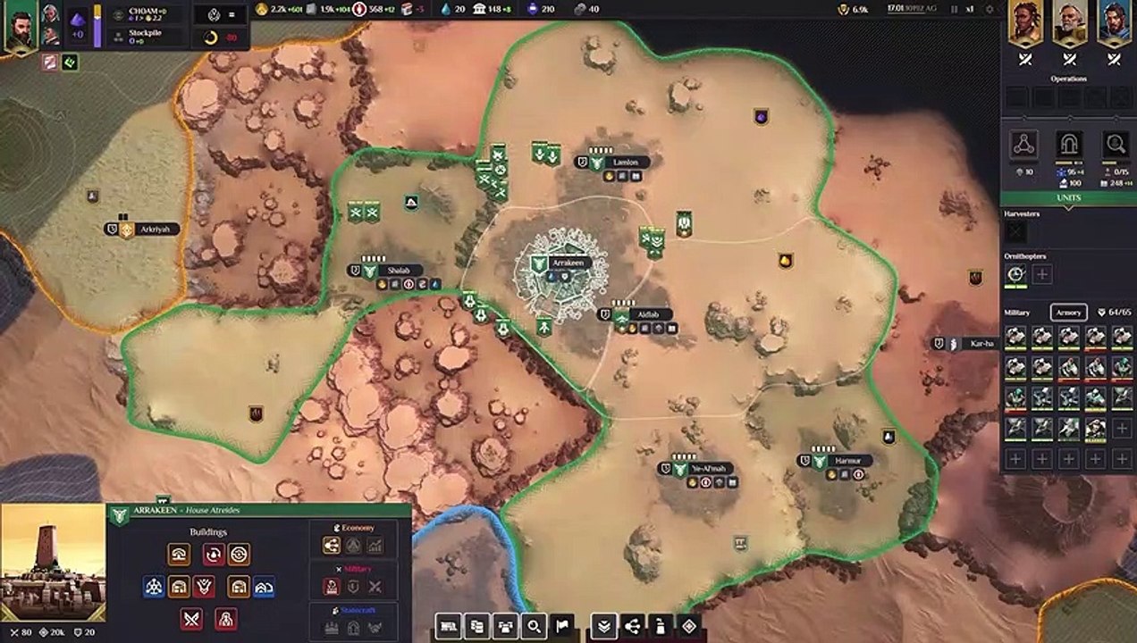 'Das Spice muss fließen' - Neues Strategie-Spiel zum Kino-Hit Dune zeigt Gameplay-Trailer