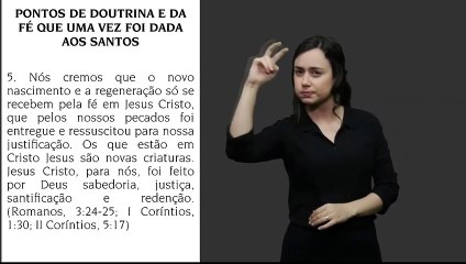 Pontos de Doutrina - Congregação Cristã