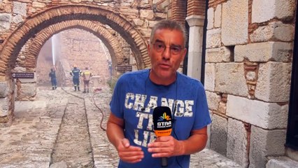 Την ιστορική μονή του Οσίου Λουκά πολιορκούν οι φλόγες: Στο σημείο η Λίνα Μενδώνη.