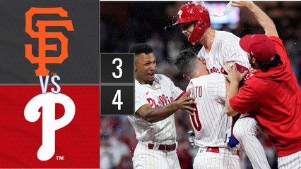 Resumen Gigantes de San Francisco vs Filis de Filadelfia / MLB 22-08-2023