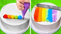 Satisfying Rainbow Dessert And Cake Hacks Easy Cake Recipes And Decoration Tips