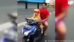 This Dog CAN'T Drive His Motorcycle Without His Pink Shades