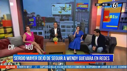 Sergio Mayer dejó de seguir a Wendy Guevara en redes