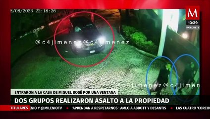 Ladrones habrían ingresado en dos grupos a casa de Miguel Bosé