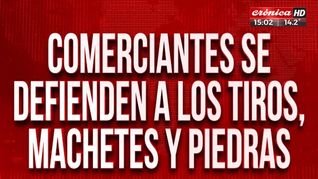 Comerciantes comenzaron armarse con machetes tras ola de saqueos