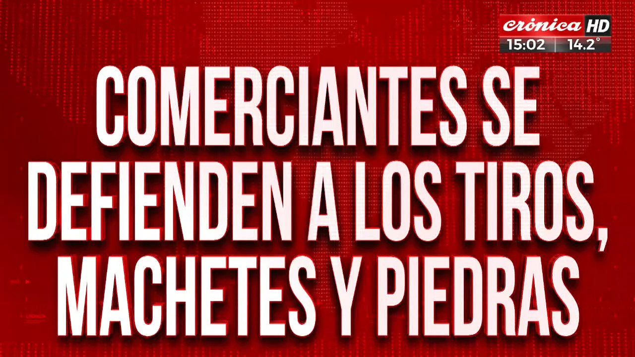 Comerciantes comenzaron armarse con machetes tras ola de saqueos