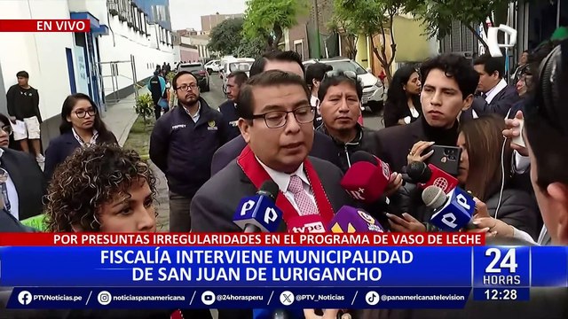 Fiscalía interviene Municipalidad de SJL por presuntas irregularidades en el ‘Vaso de Leche’