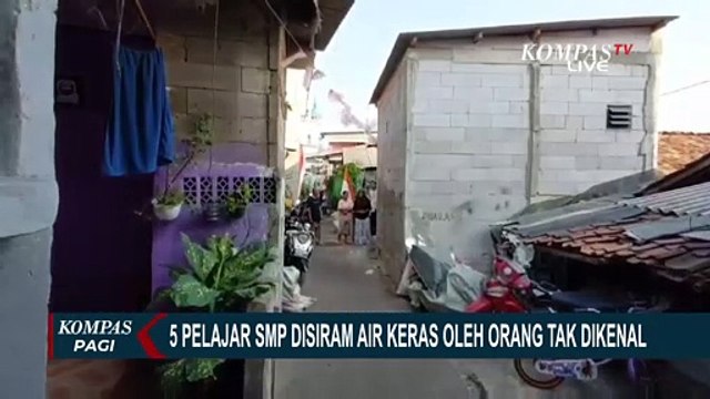 Lima Pelajar SMP di Penjaringan Jakut Disiram Air Keras oleh Orang Tak Dikenal