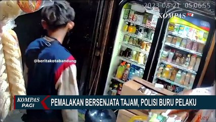 Meresahkan! Pemuda Palak Penjaga Warung di Bandung dengan Senjata Tajam
