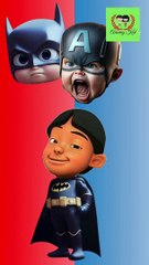 Teman Upin Ipin,mail jadi Batman imut