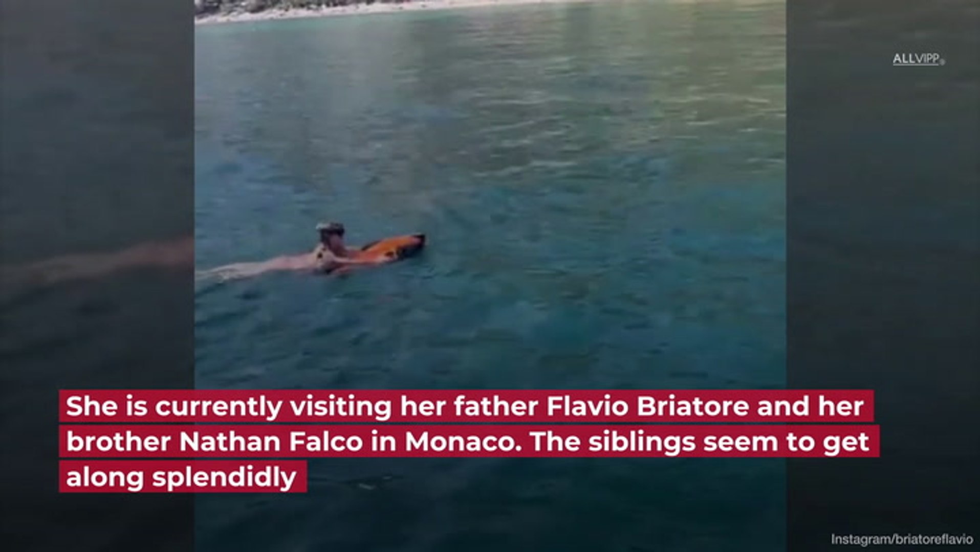 Leni Klum and Nathan Briatore | TikTok, image size:1915x1080