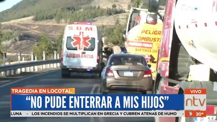 Perdió a dos de sus hijos en el accidente de Locotal