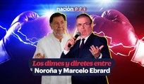 Los dimes y diretes entre Noroña y Marcelo Ebrard