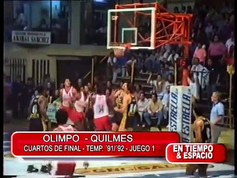LNB 1991/1992 - Olimpo (BB) 81 (1) vs. Quilmes (MDP) 79 (0) - 27/03/1992