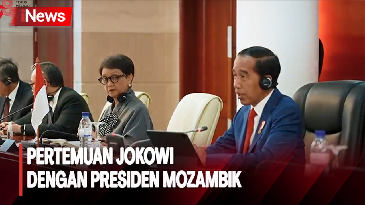 Pertemuan Bilateral, Presiden Jokowi Dorong Ekspor Kereta BUMN Indonesia ke Mozambik