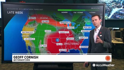 Scattered storms to cause some travel problems from the Great Lakes to the Northeast on Thursday