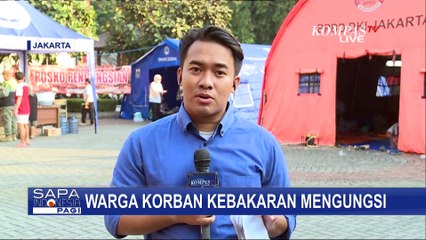 Kondisi Terkini Kebakaran Permukiman Gambir: 247 Warga Mengungsi di Kantor Walkot Jakpus