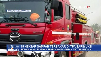 Sudah Enam Hari Kebakaran di TPA Sampah Sarimukti Bandung Belum Padam