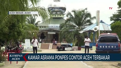 10 Kamar Asrama Pondok Pesantren Gontor Aceh Hangus Terbakar