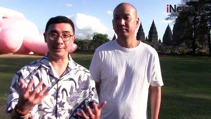 Intip Keindahan Karya Seni Patung Kaws di Pelataran Candi Prambanan