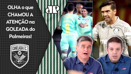 "Eu NÃO ME LEMBRO DE TER VISTO ISSO antes! Gente, o Palmeiras hoje..." OLHA o que CHOCOU no 4 a 0!