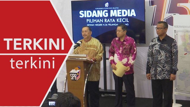 [TERKINI] Sidang media SPR pasca Mesyuarat Khas PRK DUN Pelangai