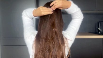 FAKE BRAID. SUPER VOLUMINOUS TRICK FOR THIN HAIR