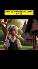 Little  girl  with good habits motivational story