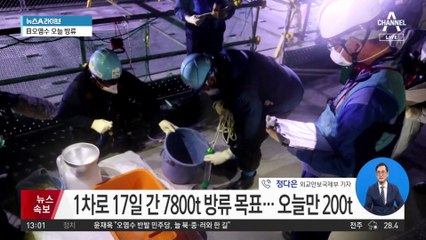 日 후쿠시마 원전 오염수 방류 ‘임박’