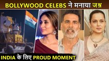 Chandrayaan 3:From Kareena Kapoor to Akshay Kumar, Kangana Ranaut Bollywood celebs congratulate ISRO