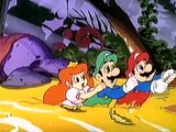 Super Mario Brothers Super Show 45  Raider of The Lost Mushroom,   NINTENDO game animation