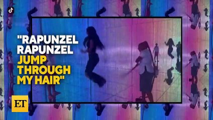 Kim Kardashian JUMPS ROPE With North West’s ‘Rapunzel’ Braids(1)