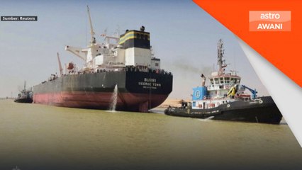 Dua kapal tangki berlanggar di Terusan Suez