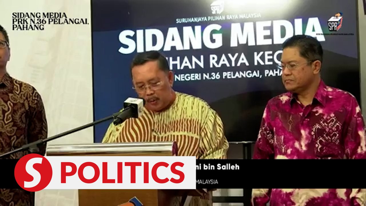 Ec Pelangai By Election Set For Oct 7 Video Dailymotion 3232