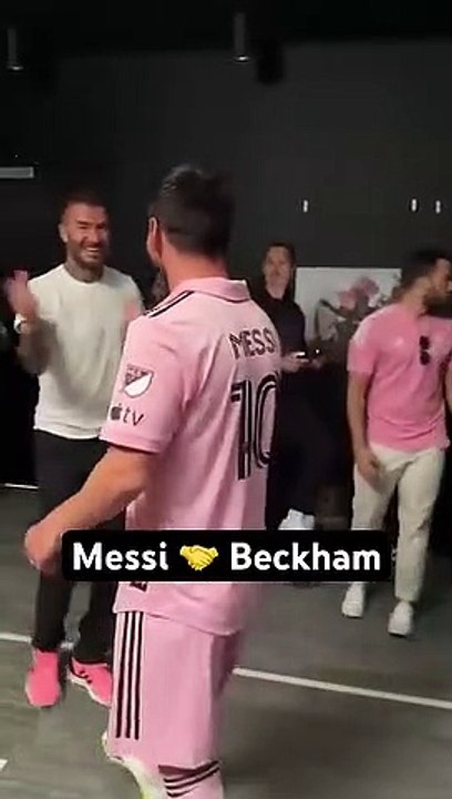 Leo Messi links up with David Beckham in his new Inter Miami threads
