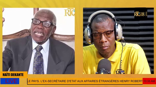#HAITI | DEKANTE | Henry Robert Sterlin, Ex-secrétaire d'Etat aux Affaires Etrangères