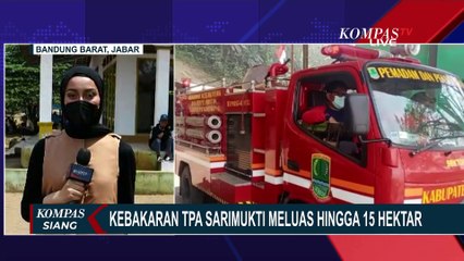 Penyakit ISPA Menghantui Warga Sekitar TPA Sarimukti Akibat Kepulan Asap Kebakaran