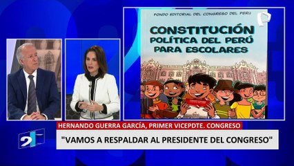 Guerra García niega blindaje a Alejandro Soto, pero dice que lo respaldarán "hasta que haya pruebas"