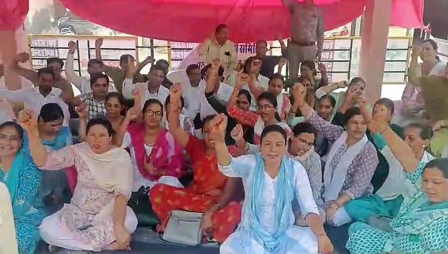 Nursing workers will travel to Jaipur today, will be on mass strike across the state