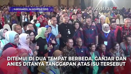 Beda Reaksi Serta Tanggapan Ganjar dan Anies soal Wacana Duet