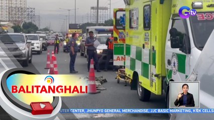 Babae, patay matapos mabundol ng kotse sa NLEX | BT