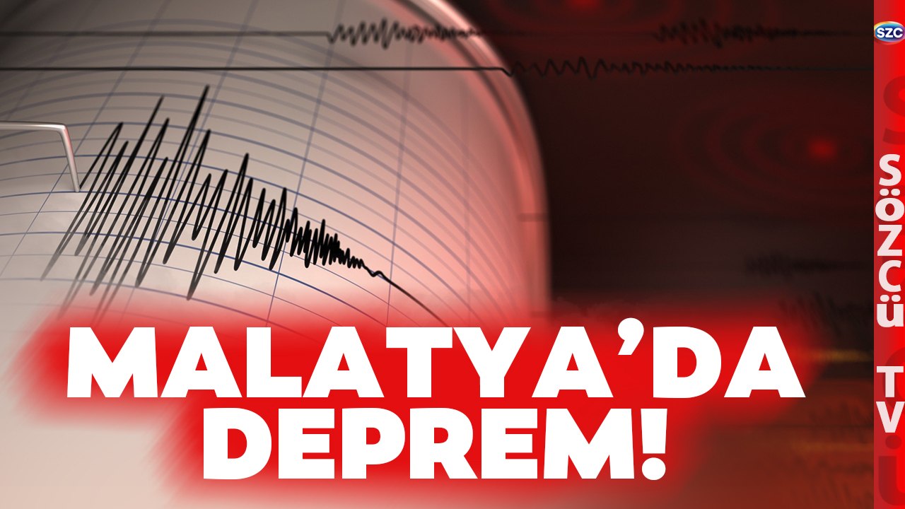 #SONDAKİKA Malatya'da 5 Büyüklüğünde Deprem! İş...
