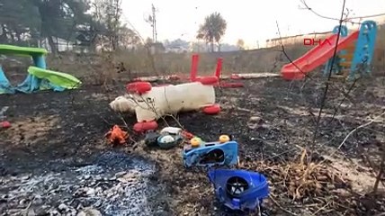 Evler yok oldu! İşte Çanakkale'deki yangın kabusundan geriye kalanlar...