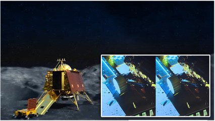 Chandrayaan 3 చందమామ మీద  Pragyan Rover మొదటి పిక్...| Telugu Oneindia