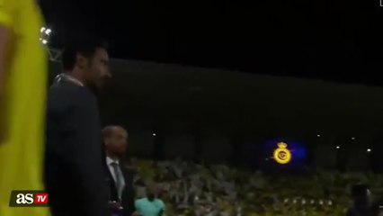 Watch: Cristiano Ronaldo loses temper, aggressively pushes fan