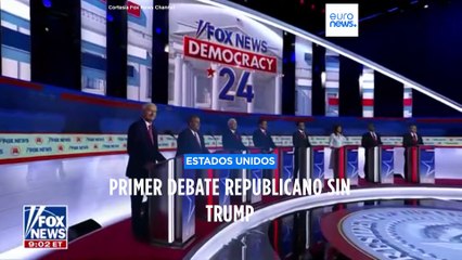 El primer debate de las primarias republicanas quedó marcado por la ausencia de Trump